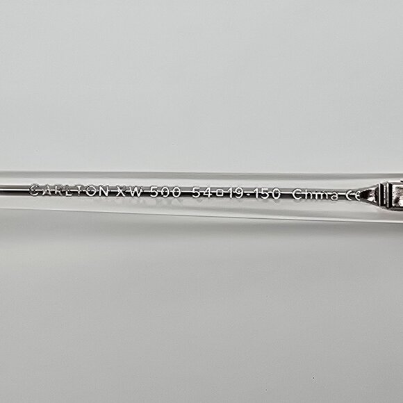 *SOLD*Warby Parker Carlton XW 500 Crystal Clear Eyeglasses Frame w/ Box and Case - Picture 10 of 16